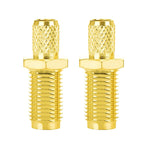 RP-SMA-KY-3 Male Female Bulkhead Crimp for RG58 RG142 SYV50-3 Cable RF Coaxial Connector