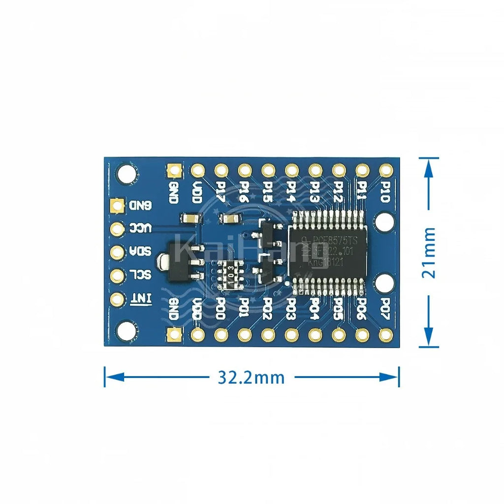 PCF8575 Module Expansion IO port Expander board DC 2.5-5.5V I2C communication control 16 IO ports For Arduino