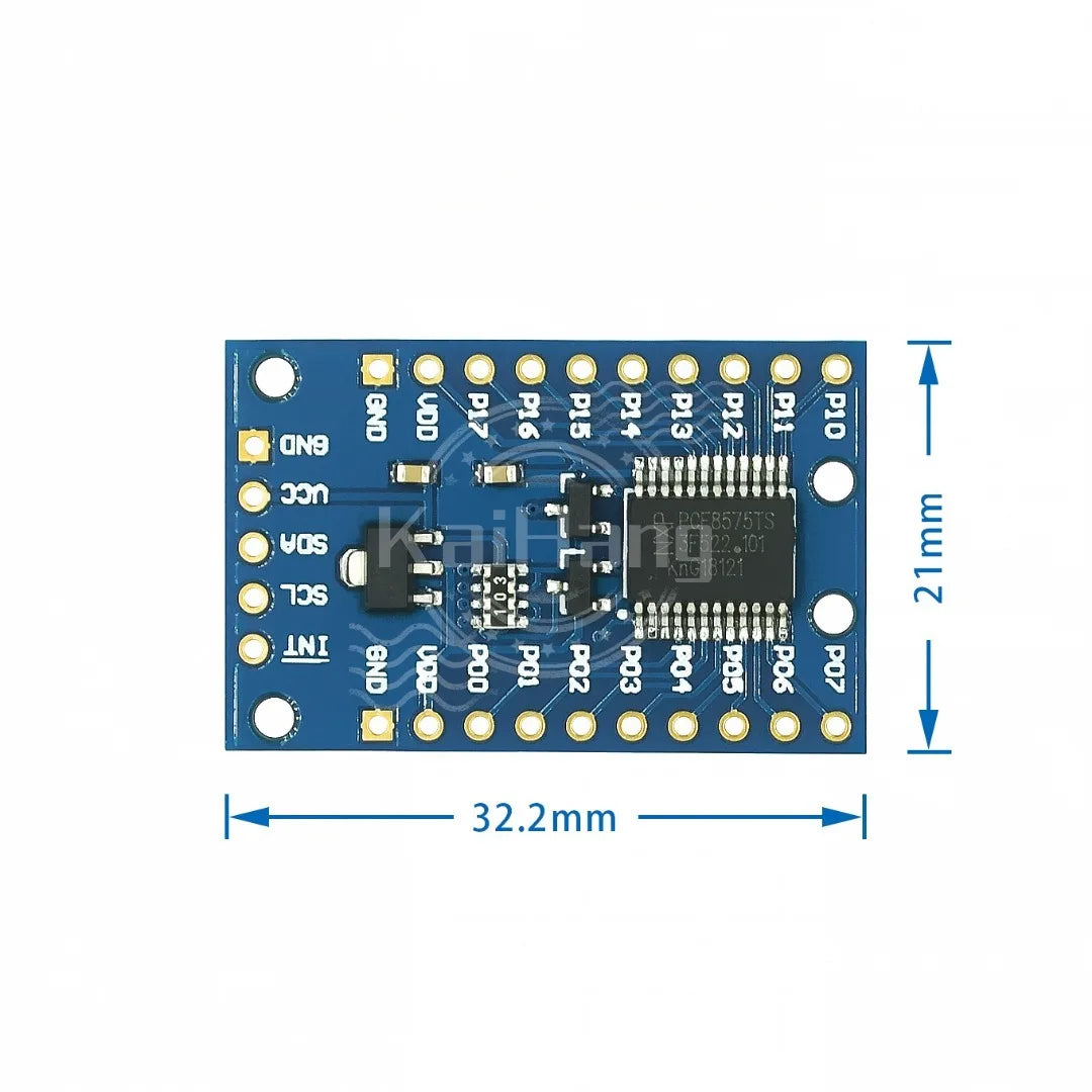 PCF8575 Module Expansion IO port Expander board DC 2.5-5.5V I2C communication control 16 IO ports For Arduino
