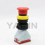 Push Button Switch Explosion-proof Control Latching Lock Rotating Mushroom Head 1NO 1NC Silver Contact