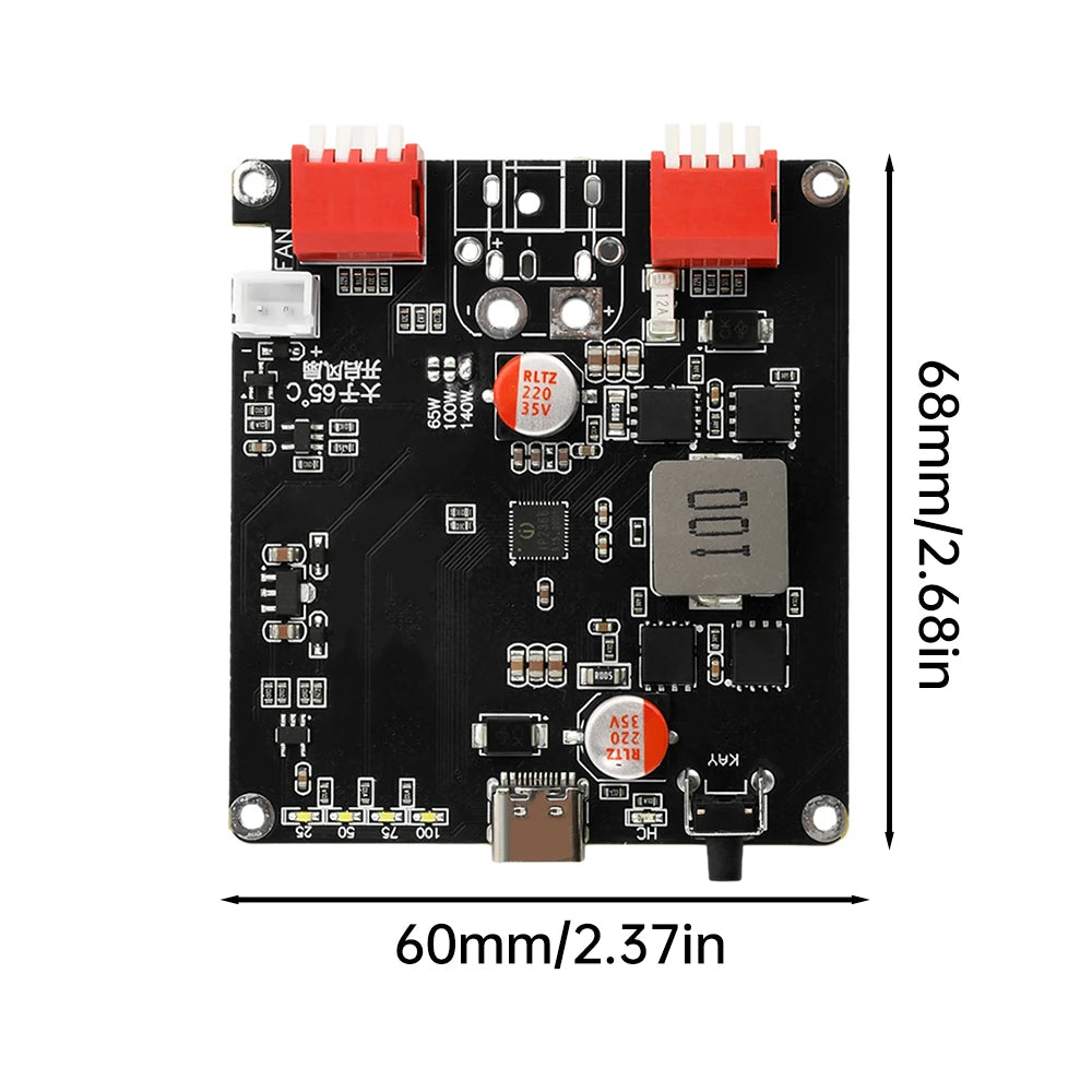 140W 2S 3S 4S 5S 6S Lithium Battery Charging Board Bidirectional Fast Charging Li-ion Lifepo4 BMS Charger Type-C IP2366 PD3.1