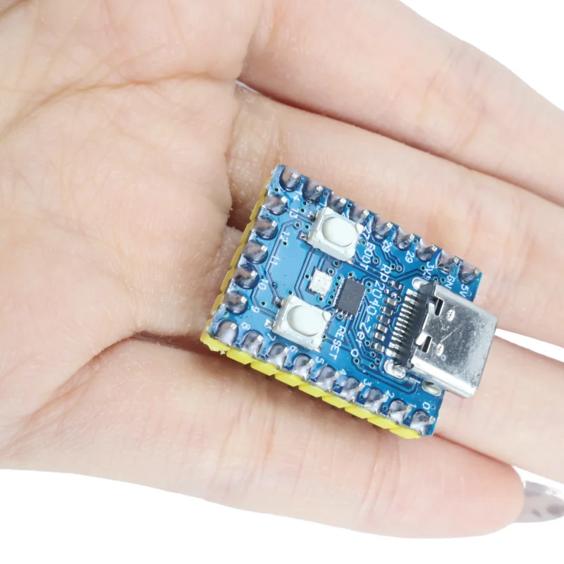 RP2040-Zero Core Board Raspberry Pi RP2040 Dual-Core 133MHz 2MB Flash Stamp Hole Module Compatible with Pico Programming