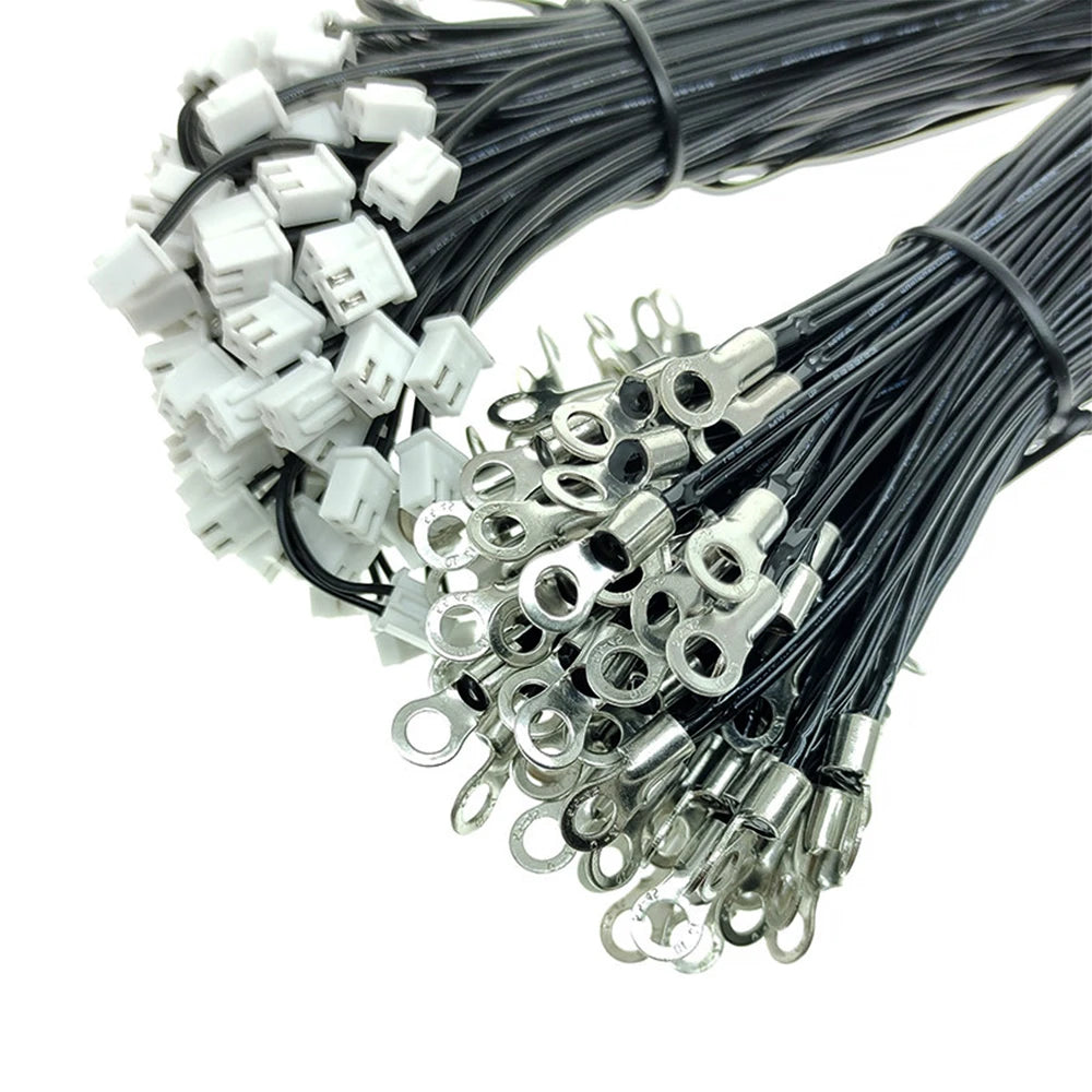 10PCS NTC Temperature Sensor OT Probe with Copper Ring 5K 10K 20K 50K 100K Thermistor B3950 1% Threaded Mounting