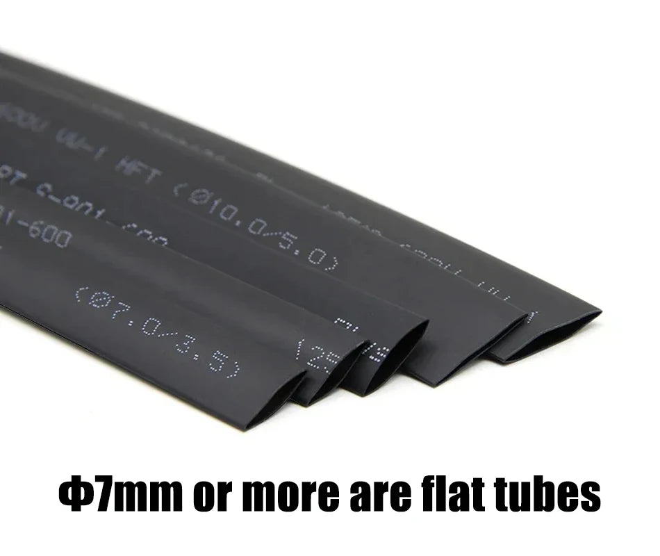 1~50m 2:1 Heat Shrink Heatshrink Tube Clear Diameter 0.6mm ~ 150mm Wire Repair DIY Cable Protecctor Sleeving Wrap Tubing