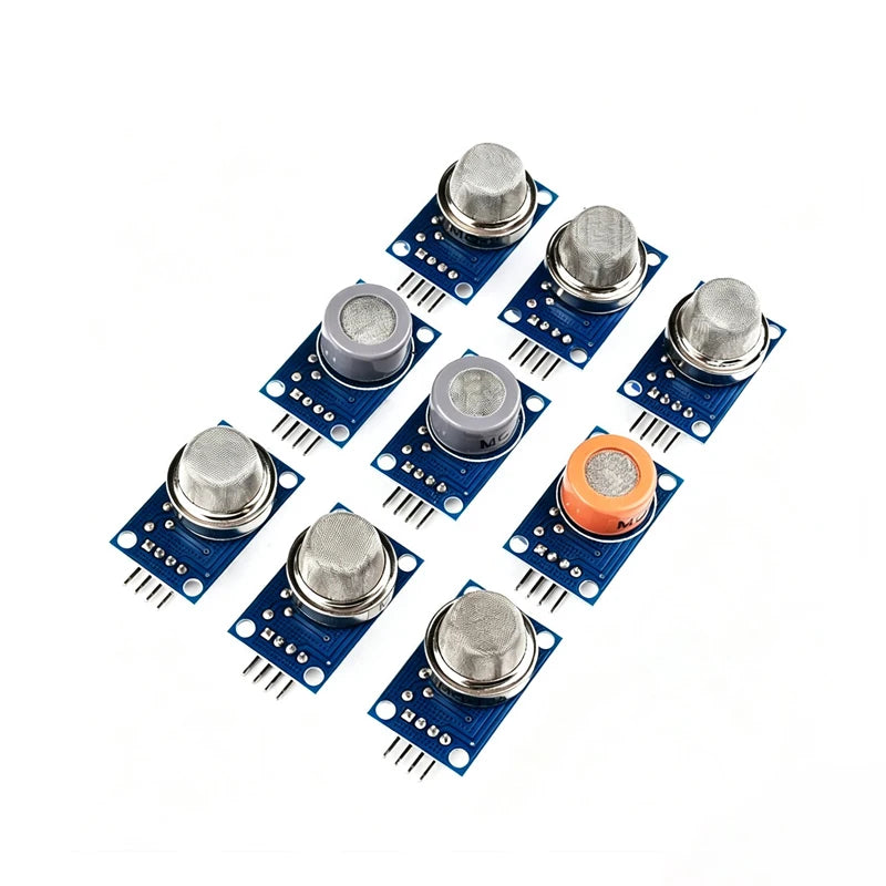 Smoke Gas Sensor Module MQ‑2/3/4/5/6/7/8/9, MQ‑135, Detect Flammable Gas, Alcohol, Carbon Monoxide