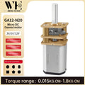 GA12-N20 Gear Motor With 3MM Shaft Brand New Precision DC 3V/6V Micro Gear Motor Low Speed Motor 10MM Length.