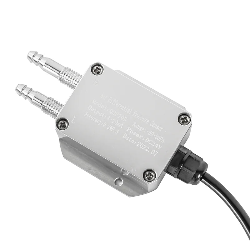 Digital Differential Pressure Transmitter 4-20mA 0-10V 0-5V RS485 Wind Air Pressure Sensor 0-50pa 0-100pa 0-200pa 0-2Kpa