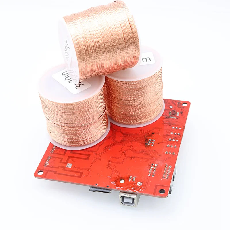 Copper Wick Solder Weld Wire 6/8/10/15/20M RoHS Solder Remove Welding Wick Electrical PCB Phone BGA Soldering Removal Braid Tool