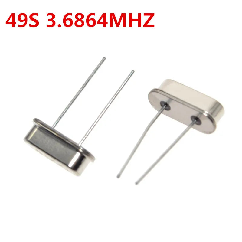 49S 3.5795MHZ 3.6864MHZ 6MHZ 7.3728MHZ 7.6MHZ 8MHZ 10MHZ 11.0592MHZ 12MHZ 18MHZ 20M Quartz Crystal Resonator Passive Oscillator