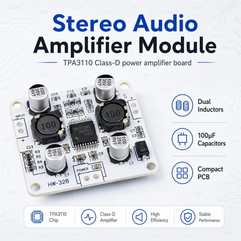STJF TPA3110 PBTL 30W Digital Mono Amplifier Module Board Power AMP DC 8-26V