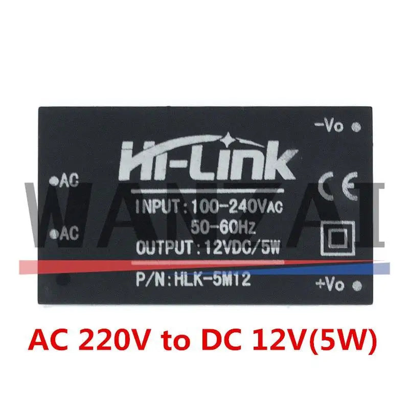 HLK-5M03 HLK-5M05 HLK-5M12 5W AC-DC 220V to 12V/5V/3.3V Buck Step Down Power Supply Module Converter Intelligent