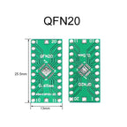 1Pce Pinboard QFN16/LGA16 QFN20 QFN44/48 QFN32/QFP32/QFN40 QFP32-64 QFN56/64 QFP32-100 LQFP128/144 Adapter Socket Adapte Plate