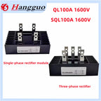 QL100A-16 Single-phase rectifier bridge QL40A QL60A QL80A QL100A QL150A Rectifier 1000V 1600V Bridge QL100A-16 QL150A1600V