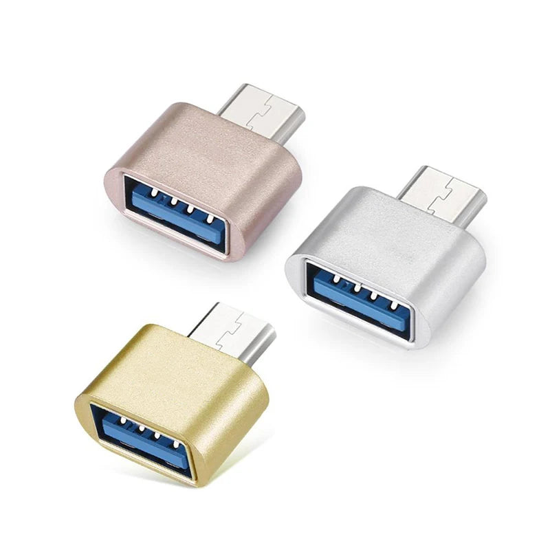 Universal Type C to USB 2.0 OTG Adapter Connector Male C to Female A USB 2.0 USB C OTG Cable Adapter For Xiaomi Huawei Laptop PC