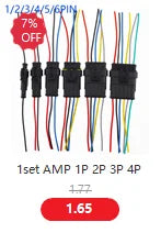 1set 2.8mm 2/3/4/6/9 pin Automotive Quick connection Electrical wire connector Male Female cable terminal plug Kits Motorcycle