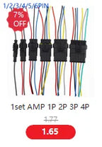 1set 2.8mm 2/3/4/6/9 pin Automotive Quick connection Electrical wire connector Male Female cable terminal plug Kits Motorcycle