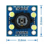 GY-31/GY-33 TCS34725 with Wide-Angle Lens TCS3200D/TCS230 Color Identification Sensor
