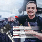 10Pcs Universal TPMS Tire Pressure Programmable Sensor  For Tool TS408 TS508 ITS600 315MHZ+433Mhz 2 In 1 Sensor