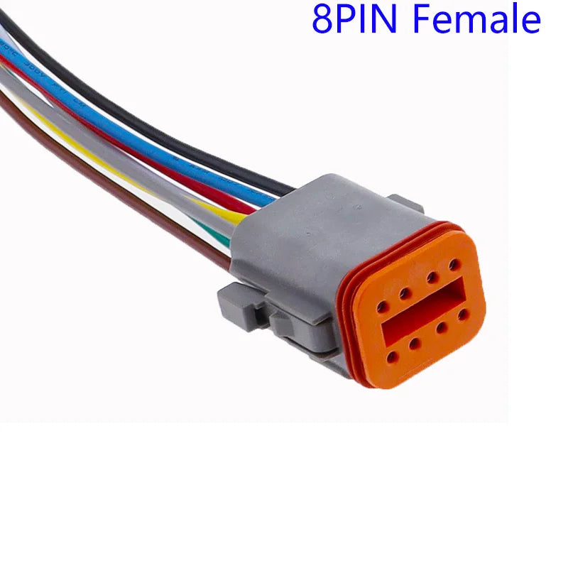 1 Pcs Deutsch DT connector with 15cm Wiring harness DT06-2S/DT04-2P 2P 3P 4P 6P 8P 12P waterproof electrical connector