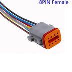 1 Pcs Deutsch DT connector with 15cm Wiring harness DT06-2S/DT04-2P 2P 3P 4P 6P 8P 12P waterproof electrical connector
