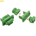 1/3/5 Set WF2EDG Pitch 3.81mm 2P/3P/4P/5P/6P/8P/9P/10P/12P/16P/24P Pluggable Terminal Block Connector 15EDGWC 3.81mm Pitch