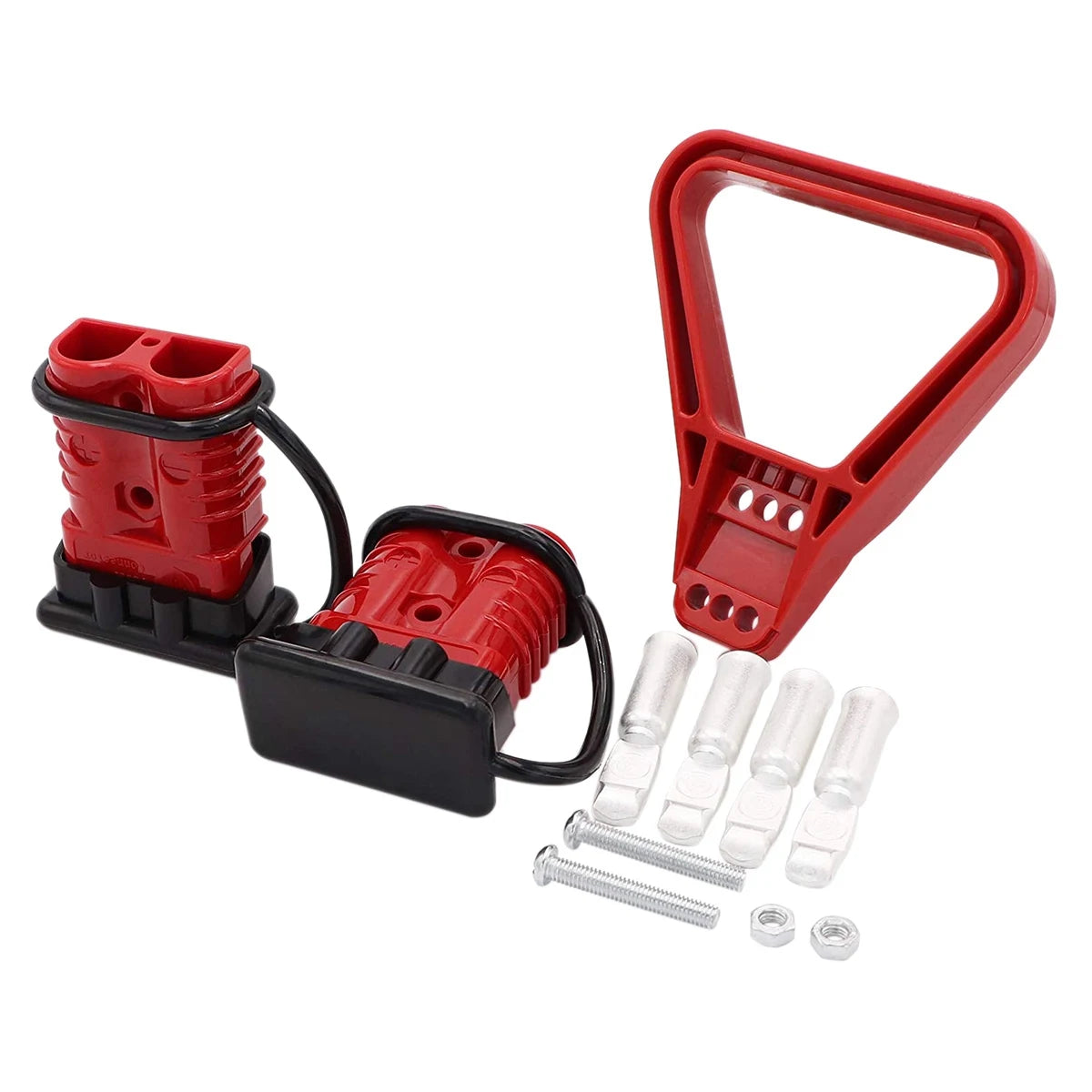 High quality 2Pcs 175A 1/0 AWG Battery Power Connector Cable Quick Connect Disconnect Kit for Anderson Connector for Car ATV Win