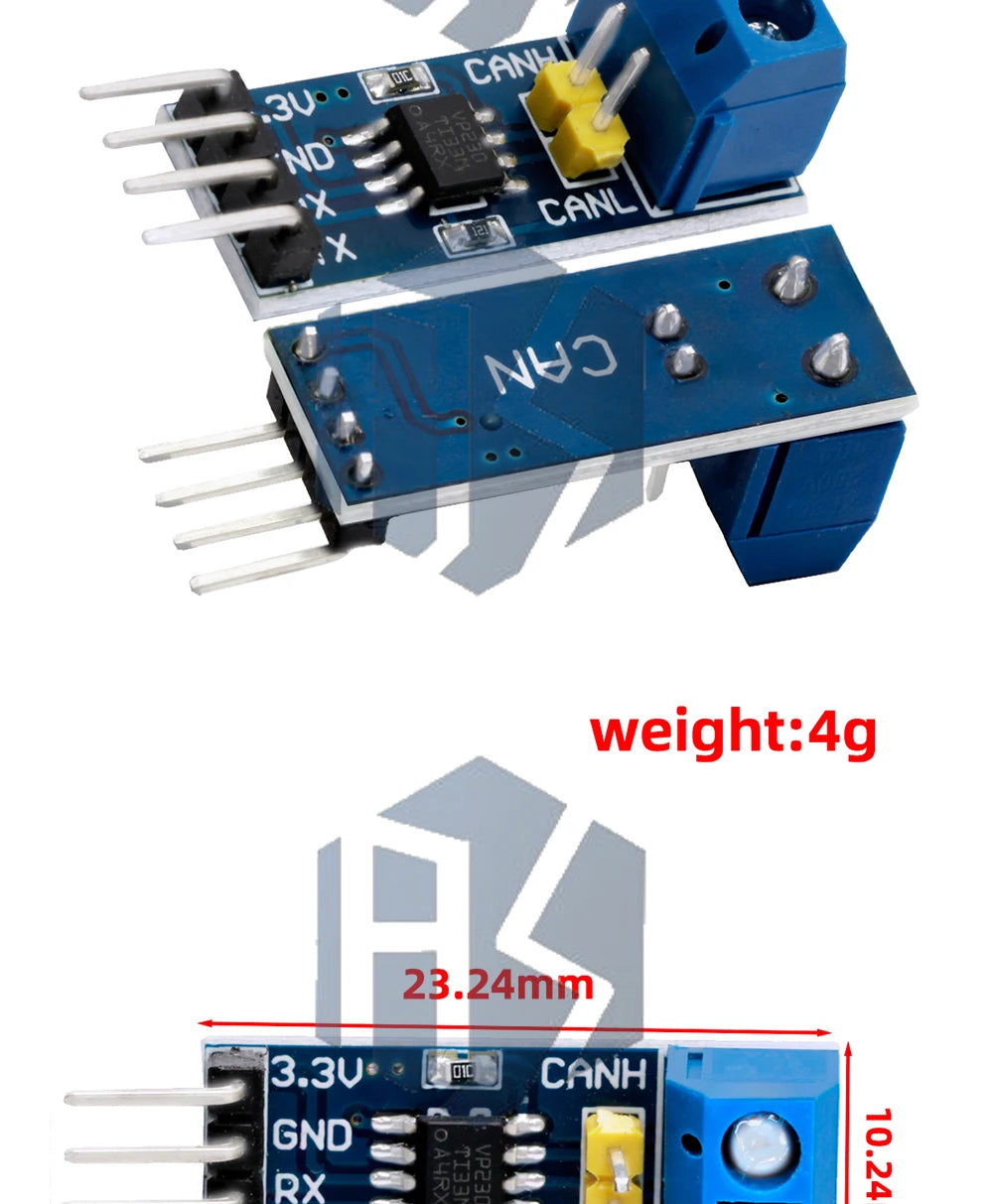 1~10PCS SN65HVD230 VP230 CAN Board Network Transceiver Evaluation Development Module For Arduino Controller Board DC 3V-3.6V