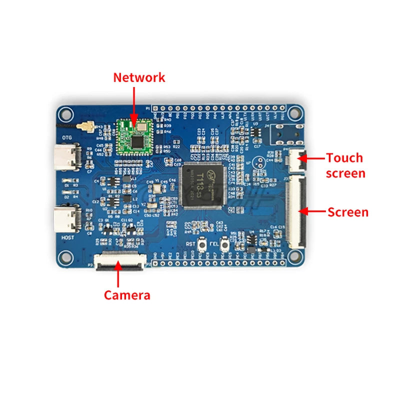 Allwinner T113 F133 Development Board D1S WiFi Display Processor Arm Cortex-A7 RISC-V AllwinnerLearning Board