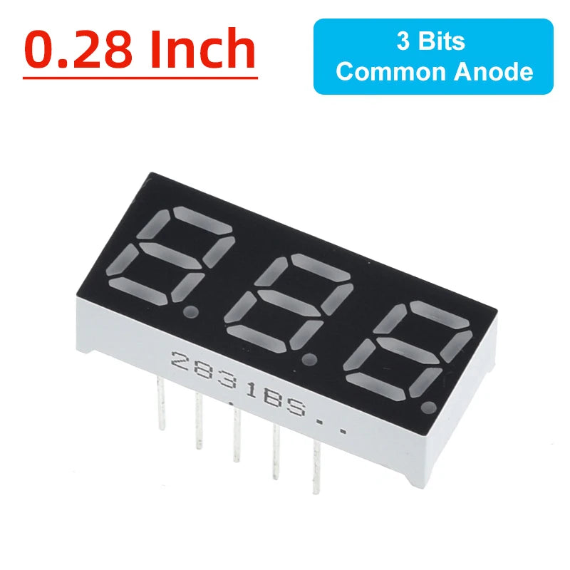 1/10pcs 0.28 Inch Digital Tube LED Display 1Bit 2Bit 3Bit 4Bit Display Common Anode / Cathode 0.28" 7 Segment Led Display Board