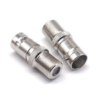 BNC to F TV female male straight connector F to BNC quick plug adapter coaxial connector