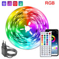 LED Strip Lights 24V 5050 RGB Led Light Flexible Lamp Tape Ribbon Luces Led Diode for Room Decor Lighting with EU US Plug 5m-40m