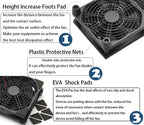 5V USB Router Fan 80mm 92mm 120mm 140mm DIY TV Box Ball/Sleeve Cooler & Protective Net Desktop Cooling Fan