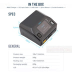 ToolkitRC M8AC Smart Lipo Battery Charger Discharger AC 200W DC 600W 20A for 1-8S LiHV Lipo Battery PD 65W FPV Model Parts Car