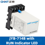 CHINT Liquid Level Relay JYB-714/714B/714C AC220/380V Water Level Controller with PUMP/DRAIN/RUN LED Panel and DIN Rail Mount