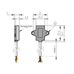 3.3V-5V Non Contact Water Level Sensor Capacitive Liquid Level Sensor Liquid Detection Switch Controller Water Level Detector