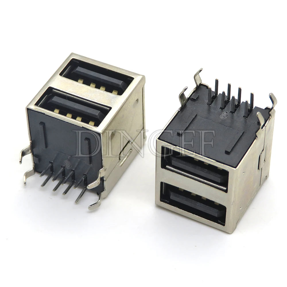 5Pcs USB Type A Standard Port Female Solder Jacks Connector PCB Socket USB-A USB-B type