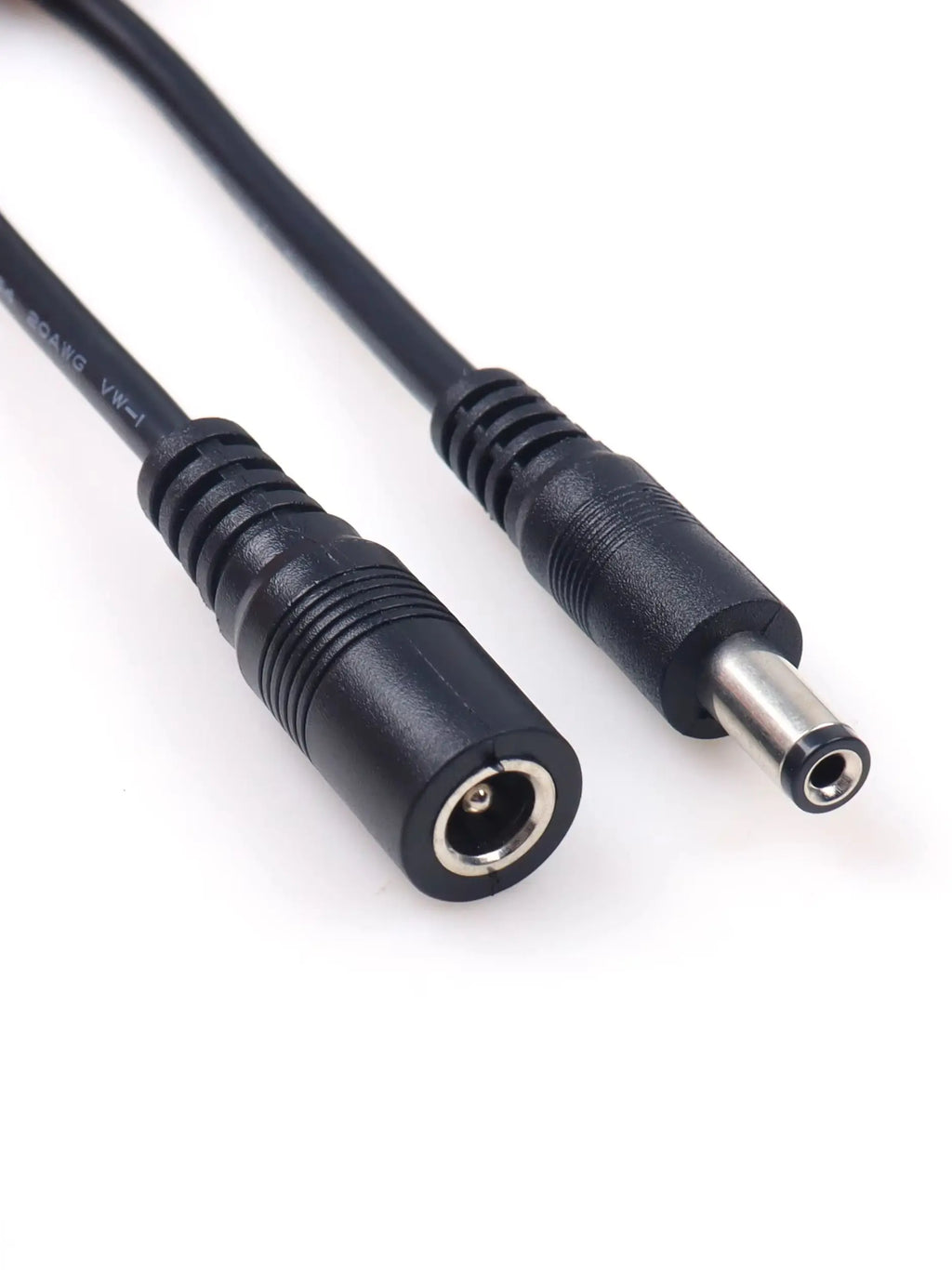 【LANO】 1M 2M 5M 8M 10M 15M Black DC Power Extension Cable 5.5*2.1mm Male to Female Connector for LED Lamp CCTV Security Cameras