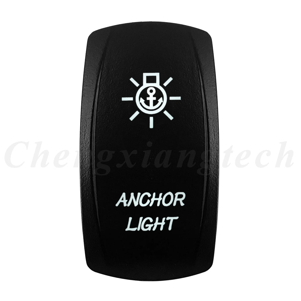 Marine 12V 24V White Led On Off Rocker Switch 5Pin SPST Momentary Switch DPDT ON OFF ON 3-Way for Car Boat Carling 4X4 Narva