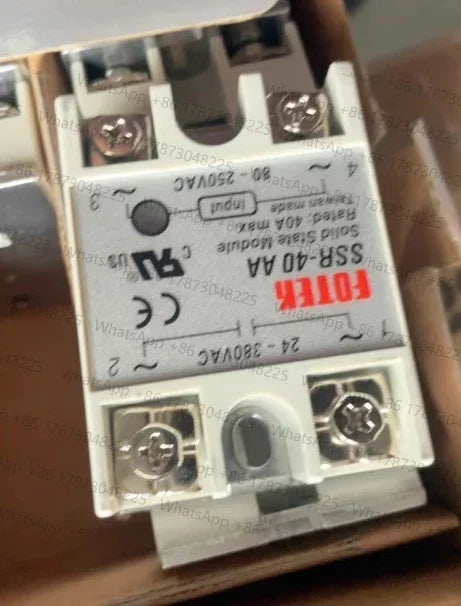 10 pcs SSR-40AA FOTEK Single-Phase Solid State Relay 40A AC control AC SSR40AA   new