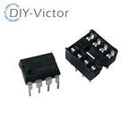 20PCS/LOT New NE555 NE555P NE555N 555 Timers DIP-8 8 Pin DIP Sockets /SOP-8 SMD NE555DR IC BXV