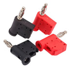 4PCS Stackable Banana Plug No Soldering Lamp Pitcher Flower Stacking Plug 16.8mm Testing Instrument Power Connection Connector