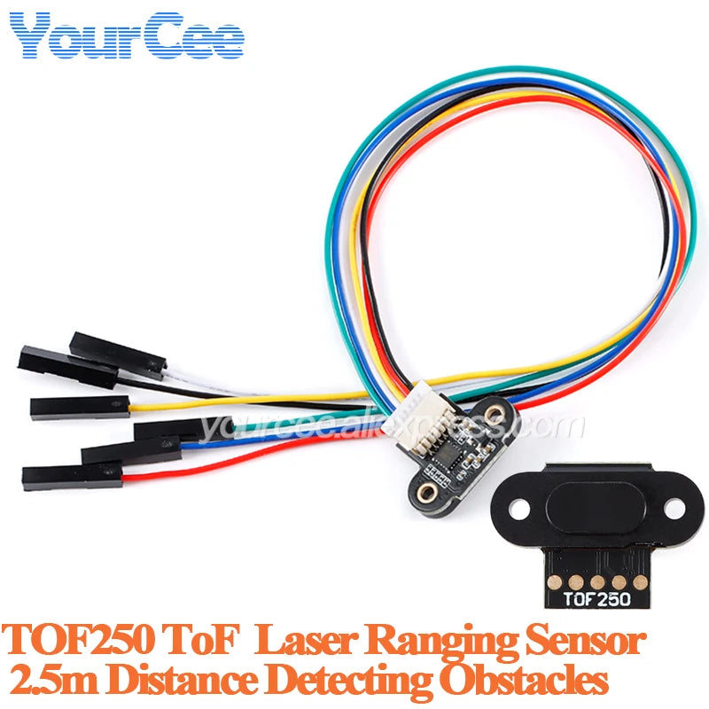 5pcs/1pc Laser Ranging Sensor Module VL6180X VL53L0X VL53L8CX VL53L7CX VL53L3CX TOF250 TWTOF240UI TOF050F TOF400 Distance Sensor