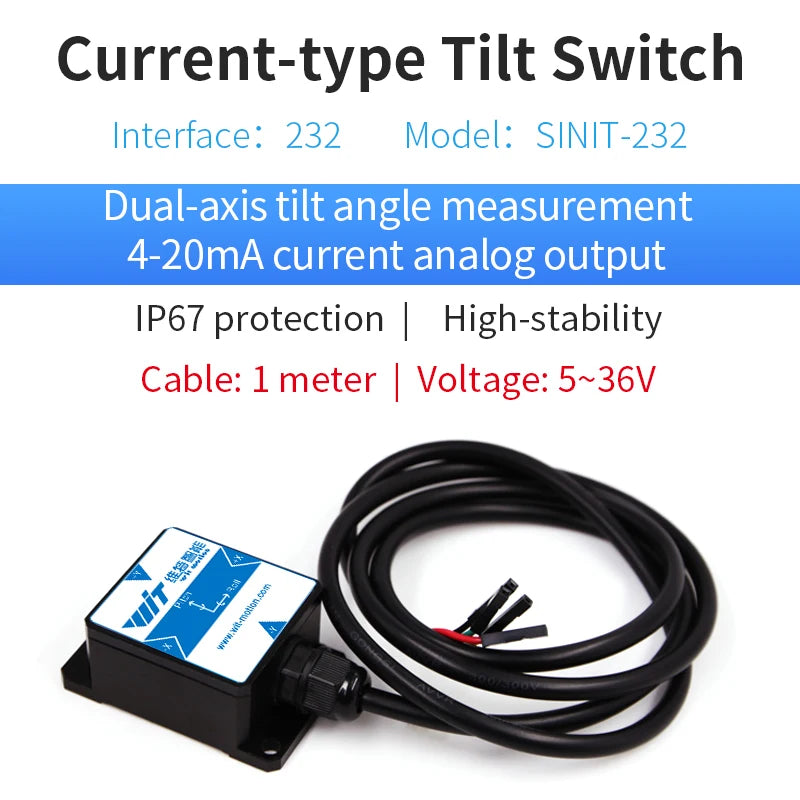 WitMotion HWT9053(X/Y±0.001°)3-Axis Acceleration+Gyro+Euler Sensor IP68 AHRS IMU Built in RM3100 Magnetometer Chip for UAV Robot