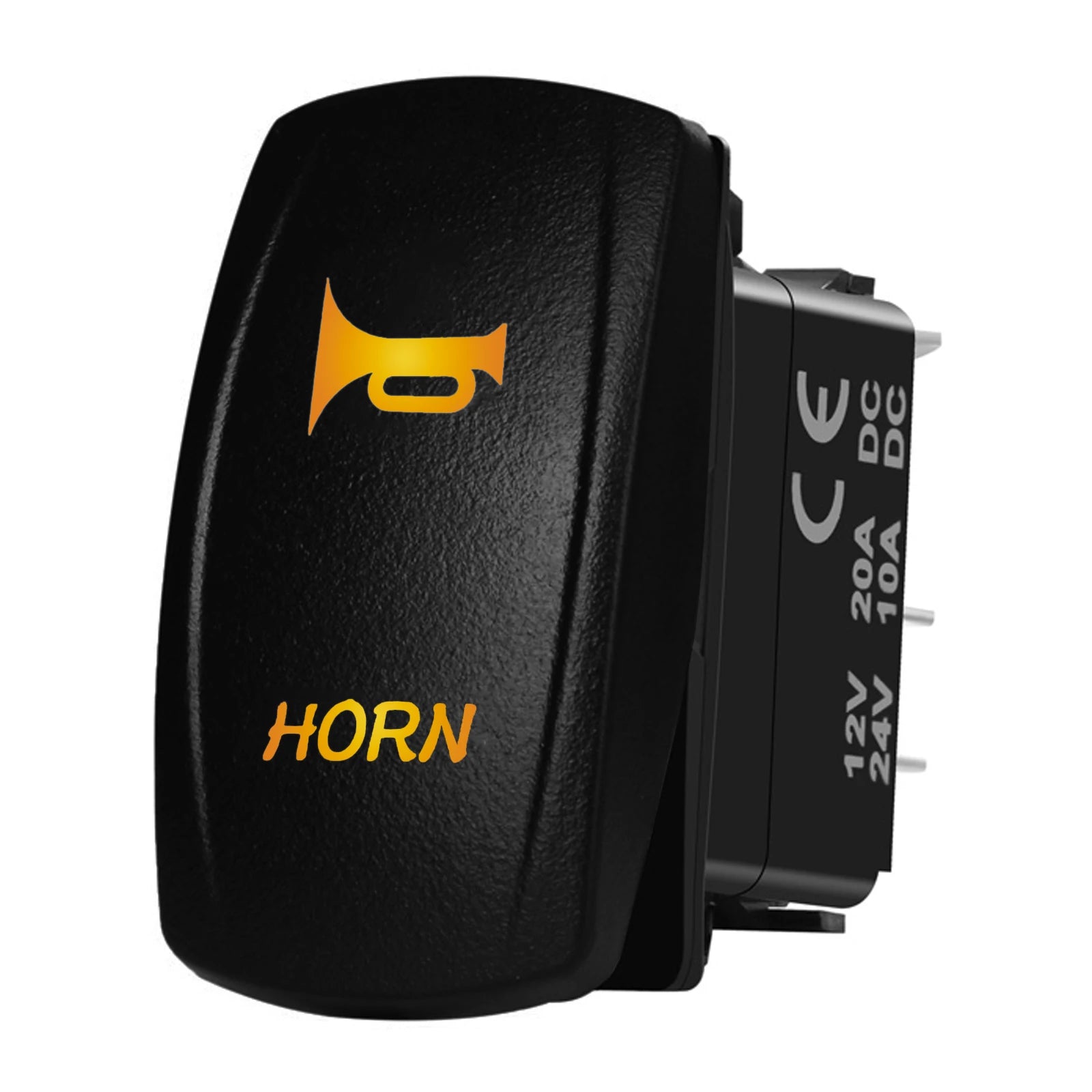 Marine Boat Rocker Switch 12/24V Orange Backlit Anchor Beacon Up Down Button ON OFF/ON OFF ON Momentary Toggle Switch Waterproof