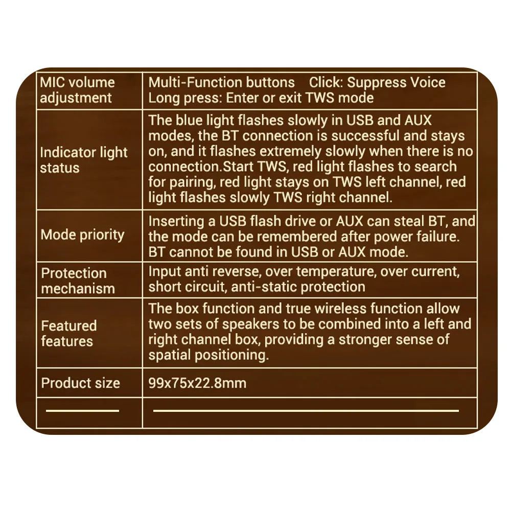 ZK-1001UM DC 9-24V mono 100W Bluetooth amplifier board TPA3116D2 supports TWS to speaker karaoke microphone reverb
