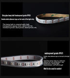 WS2812B 5050 RGBIC Smart LED Strip WS2812 Individually Addressable IC 30/60/144Pixels/Leds/m Light DC5V Black White IP30/65/67