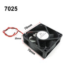 7025 70MM 70*70*25MM DC 5V 12V 24V Cooling Fan Comptuter CPU Cooling Fan Case 2pin
