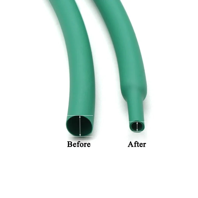 1 Meter Dia 1 2 3 4 5 6 7 8 9 10 12 14 16 20 25 30 40 50 MM Heat Shrink Tube 2:1 Polyolefin Thermal Cable Sleeve Insulated
