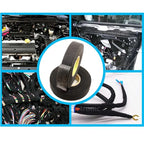 Automotive Wiring Loom Tape, Heat Resistant Cloth Fabric Harness Tape, Car Cable Protection Wrap, 9/19/25/32mm x 15M