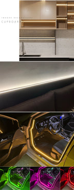 Super Thin 5mm COB LED Strip 1m 2m 3m 4m 5m High Density Flexible Neon LED Tape Ribbon For Home Room Decor TV Backlight Lighting